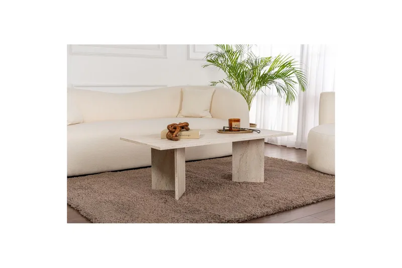 Soffbord Isami Travertin - Travertin - Möbler - Bord & matgrupper - Soffbord