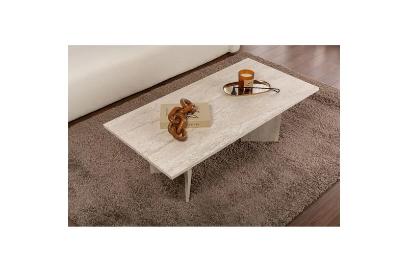 Soffbord Isami Travertin - Travertin - Möbler - Bord & matgrupper - Soffbord