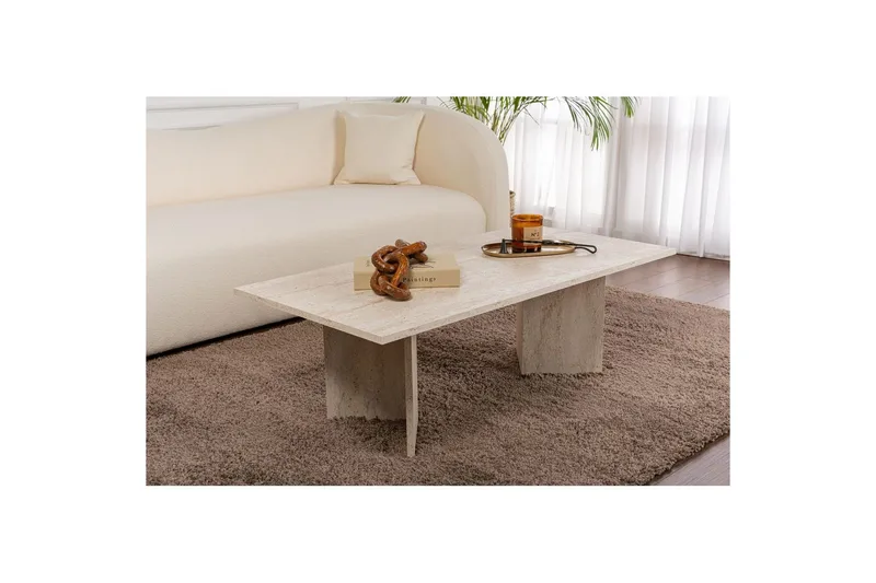 Soffbord Isami Travertin - Travertin - Möbler - Bord & matgrupper - Soffbord