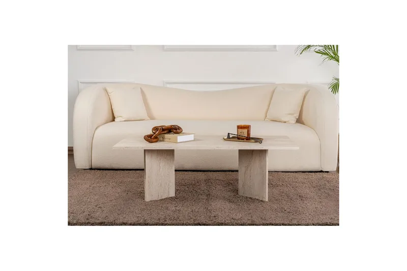 Soffbord Isami Travertin - Travertin - Möbler - Bord & matgrupper - Soffbord