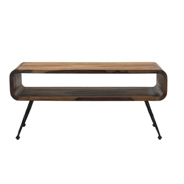 Ivoova Soffbord 100 cm - Varm mörkbrun och svart - Möbler - Bord & matgrupper - Soffbord - Soffbord med förvaring