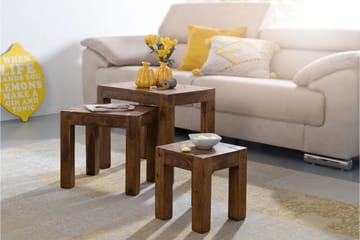 Jaisen Satsbord 45 cm 3 Bord - Massivt Trä - Möbler - Bord & matgrupper - Soffbord