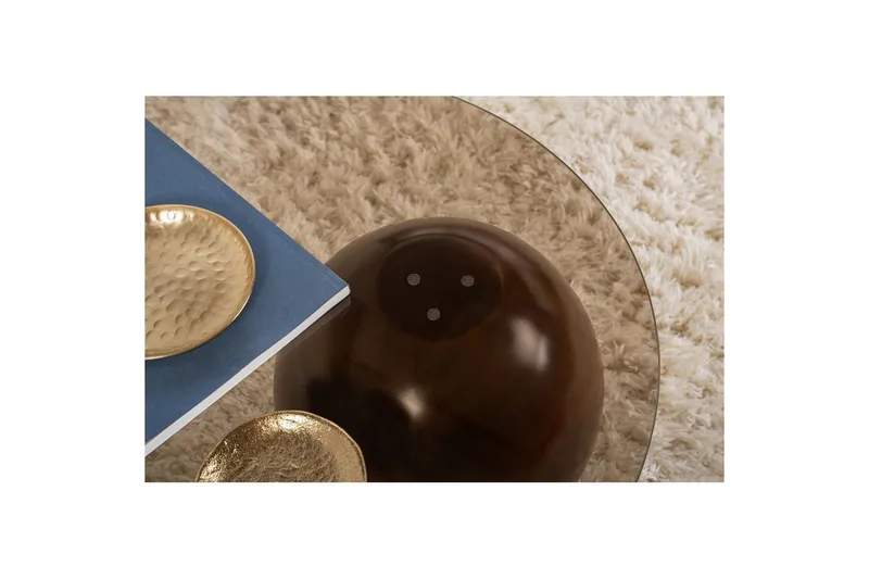 Soffbord Jaromere Valnöt / Bronse - Valnöt / Bronse - Möbler - Bord & matgrupper - Soffbord