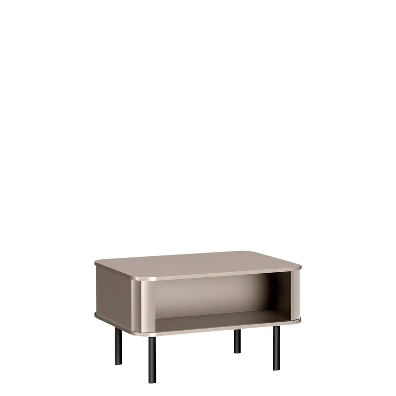 Joriel Soffbord 92 cm, Beige|svart