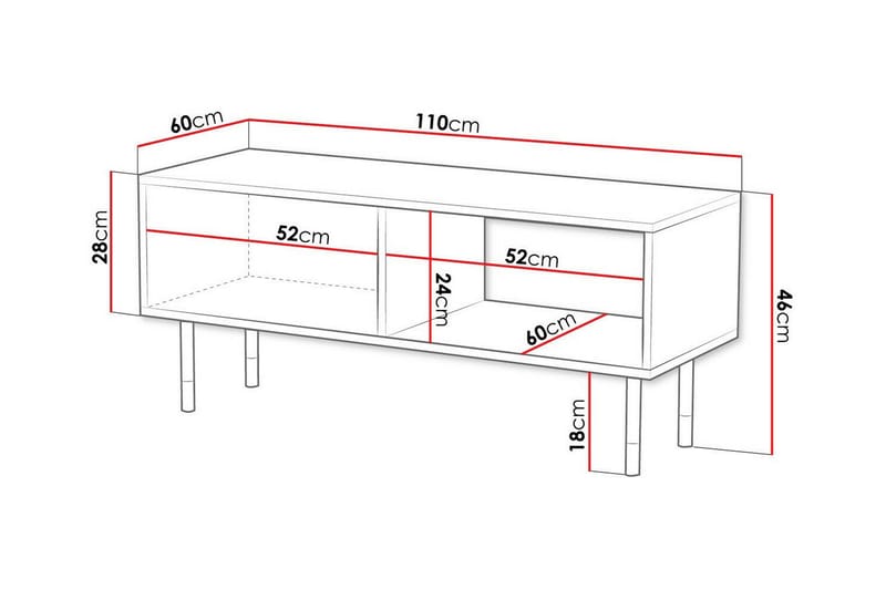 Juniskär Soffbord 60 cm - Svart - Möbler - Bord & matgrupper - Soffbord