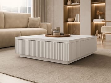 Juvik Soffbord 80 cm - beige - Möbler - Bord & matgrupper - Soffbord
