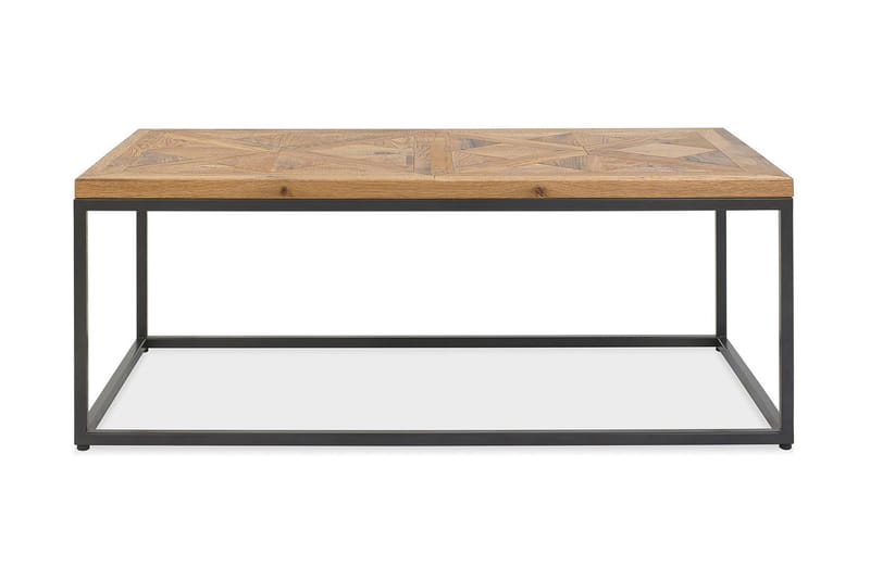 Kachura Soffbord 114 cm - Trä/Natur/Mörkgrå - Soffbord