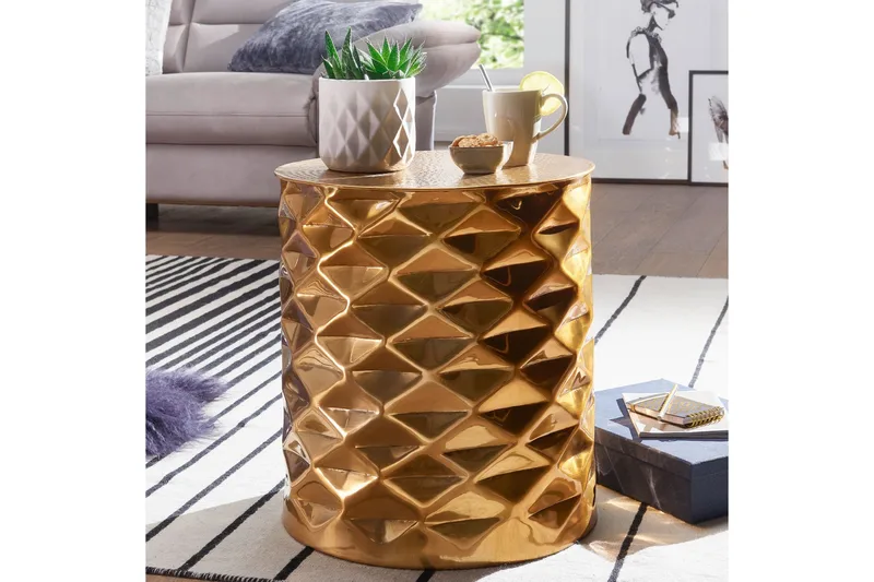 Kaegi Soffbord 44 cm Runt - Guld - Möbler - Bord & matgrupper - Soffbord