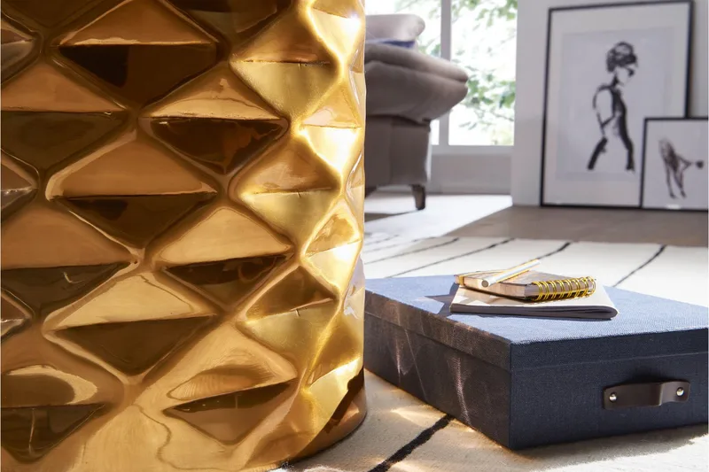 Kaegi Soffbord 44 cm Runt - Guld - Möbler - Bord & matgrupper - Soffbord