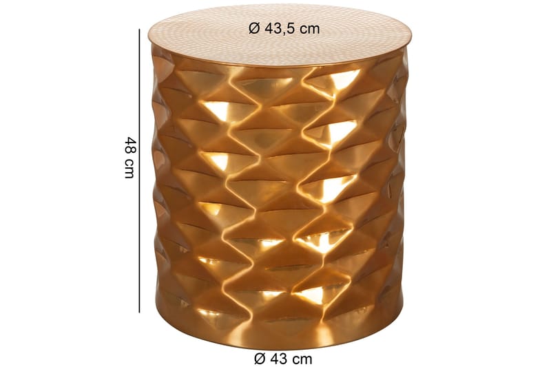 Kaegi Soffbord 44 cm Runt - Guld - Möbler - Bord & matgrupper - Soffbord