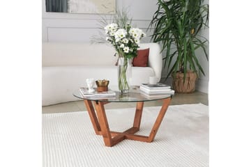 Kafrein Soffbord 75x35x75 cm - Brun - Möbler - Bord & matgrupper - Soffbord