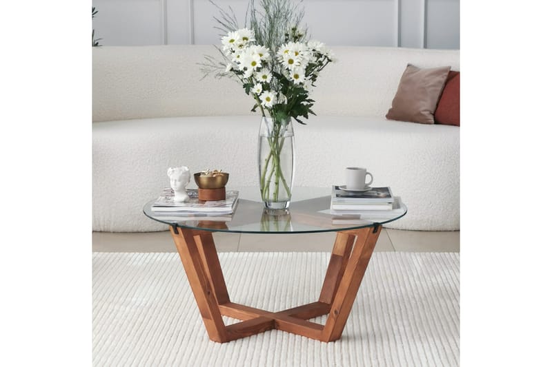 Kafrein Soffbord 75x35x75 cm - Brun - Möbler - Bord & matgrupper - Soffbord