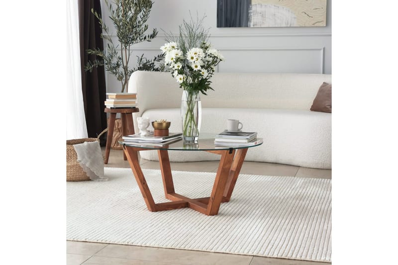 Kafrein Soffbord 75x35x75 cm - Brun - Möbler - Bord & matgrupper - Soffbord