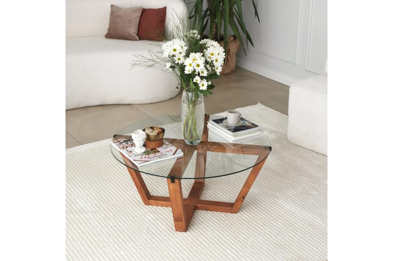 Kafrein Soffbord 75x35x75 cm - Brun - Möbler - Bord & matgrupper - Soffbord