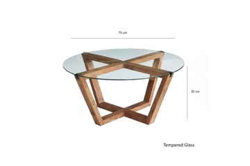 Kafrein Soffbord 75x35x75 cm - Brun - Möbler - Bord & matgrupper - Soffbord