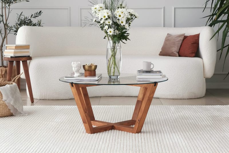 Kafrein Soffbord 75x35x75 cm - Brun - Möbler - Bord & matgrupper - Soffbord