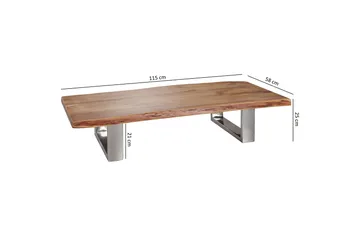 Kaiya Soffbord 115 cm - Akacia/krom - Möbler - Bord & matgrupper - Soffbord