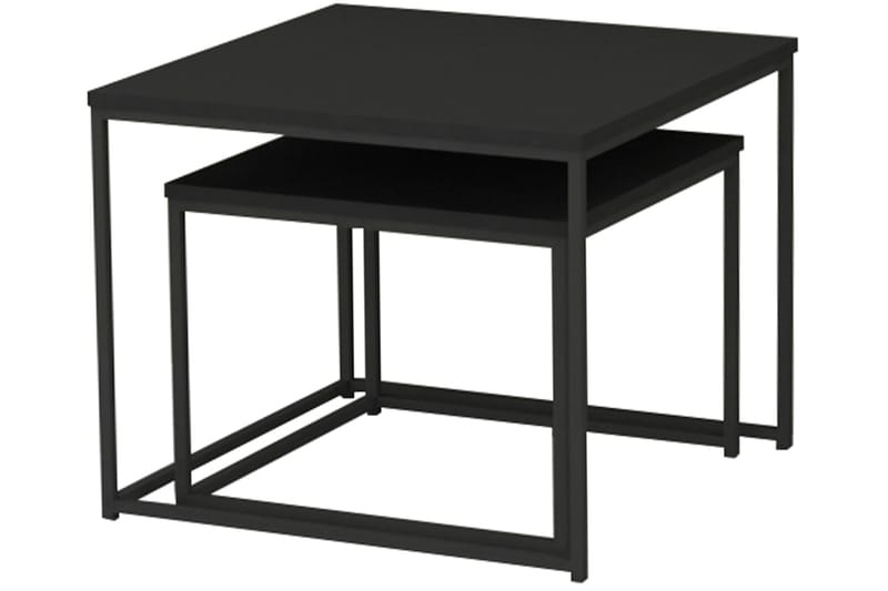 Kapelvej Satsbord 55 cm 2 Bord - Svart - Möbler - Bord & matgrupper - Soffbord