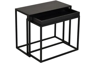 Kapelvej Satsbord 60 cm 2 Bord - Svart - Möbler - Bord & matgrupper - Soffbord