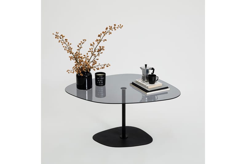 Karamea Soffbord 85 cm - Grå/Svart - Möbler - Bord & matgrupper - Soffbord