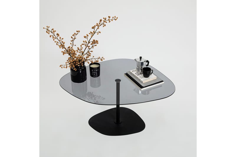 Karamea Soffbord 85 cm - Grå/Svart - Möbler - Bord & matgrupper - Soffbord