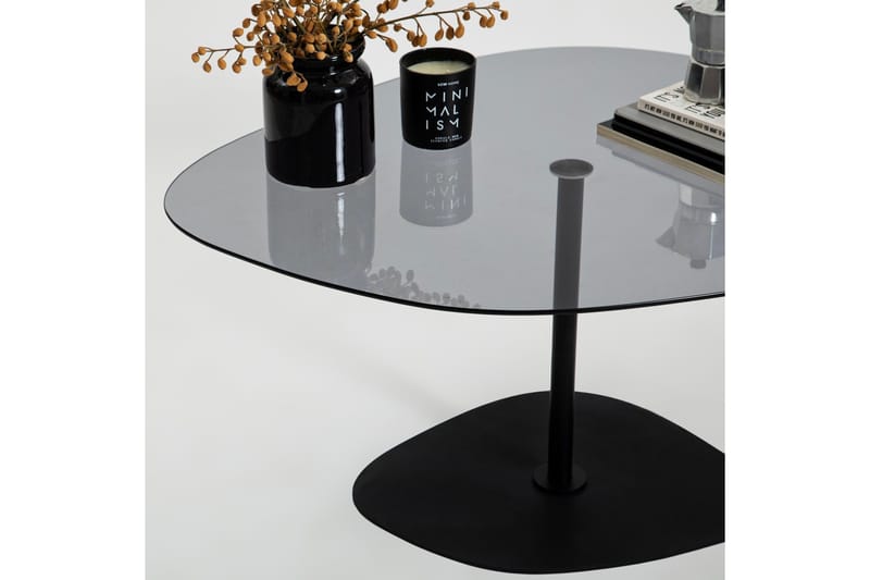 Karamea Soffbord 85 cm - Grå/Svart - Möbler - Bord & matgrupper - Soffbord