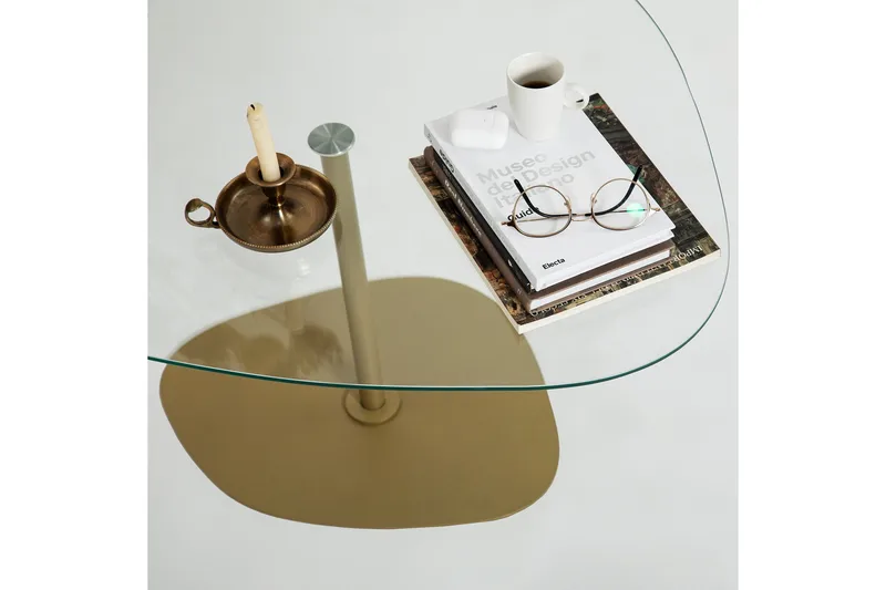 Karamea Soffbord 85 cm - Guld - Möbler - Bord & matgrupper - Soffbord