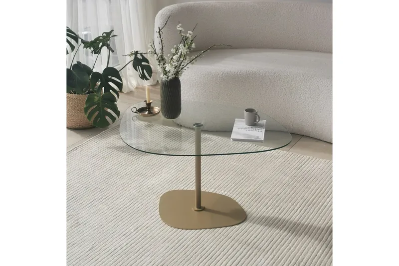 Karamea Soffbord 85 cm - Guld - Möbler - Bord & matgrupper - Soffbord