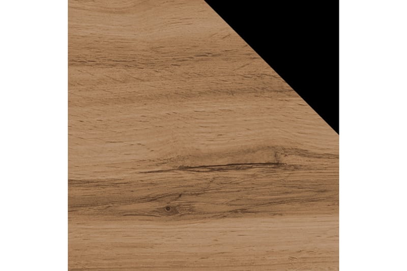 Kardos Soffbord 110 cm med Förvaring Hyllor - Natur/Svart - Soffbord