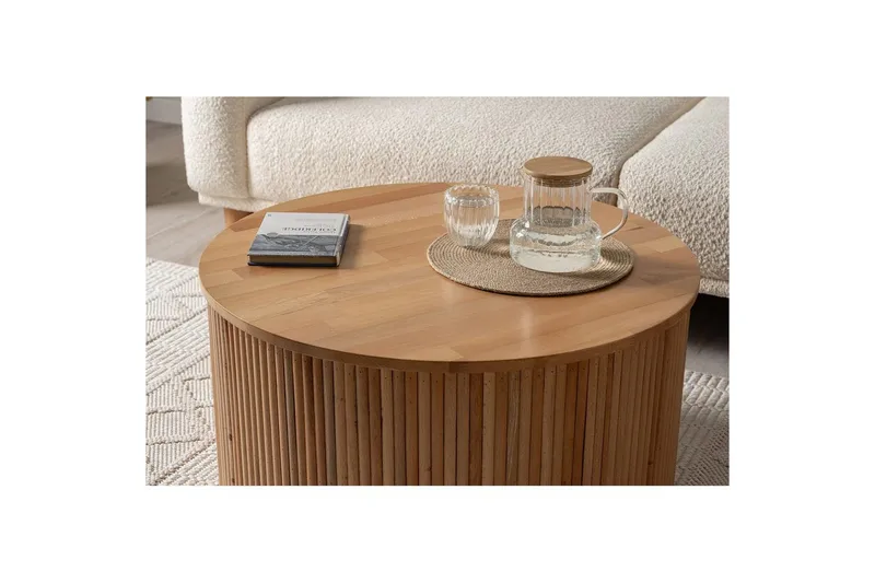 Soffbord Karela Bok - Rödfärgat trä - Möbler - Bord & matgrupper - Soffbord