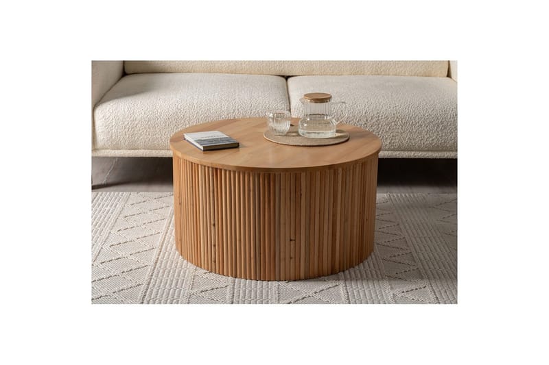 Soffbord Karela Bok - Rödfärgat trä - Möbler - Bord & matgrupper - Soffbord