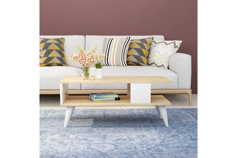 Karosta Soffbord 90x40x90 cm - Vit - Möbler - Bord & matgrupper - Soffbord