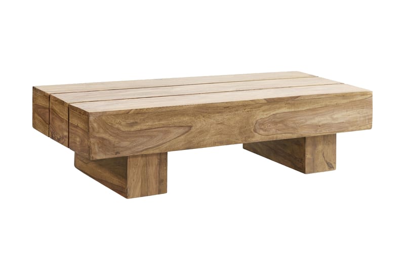 Kartrina Soffbord 120 cm - Trä/natur - Soffbord - Klaffbord & Hopfällbart bord - Spegelbord - Soffbord med förvaring - Soffbord med hjul - Höj och sänkbart soffbord