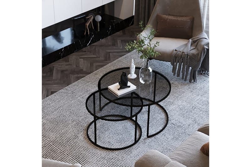 Kashiwa Soffbord 60 cm - Svart - Möbler - Bord & matgrupper - Soffbord