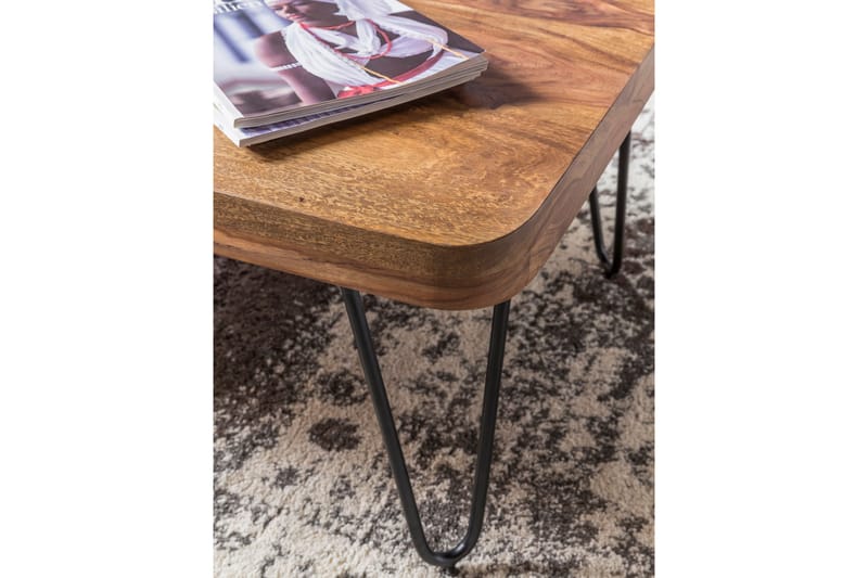 Katsura Soffbord 115 cm - Massivt Trä/Svart - Möbler - Bord & matgrupper - Soffbord