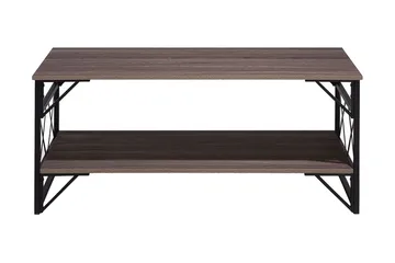 Kindertofte Soffbord 120 cm med Förvaring Hylla - Brungrå - Möbler - Bord & matgrupper - Soffbord