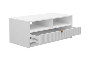Kintore 50 cm Rektangulärt Soffbord med Lådor i Trä - Svart - Möbler - Bord & matgrupper - Soffbord