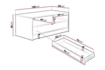 Kintore Soffbord 50 cm - Vit - Möbler - Bord & matgrupper - Soffbord