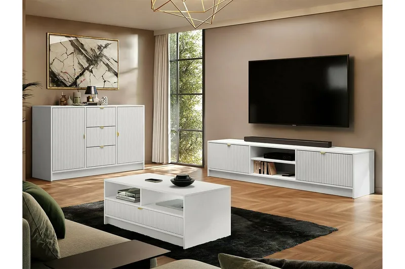 Kintore Soffbord 50 cm - Vit - Möbler - Bord & matgrupper - Soffbord