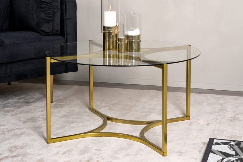 Kivik Soffbord Runt 75cm - Transparent - Möbler - Bord & matgrupper - Soffbord