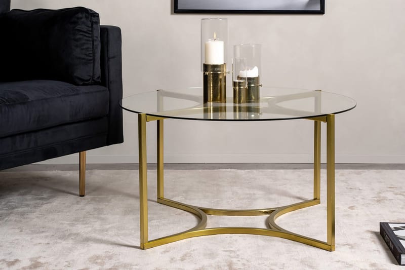 Kivik Soffbord Runt 75cm - Transparent - Möbler - Bord & matgrupper - Soffbord