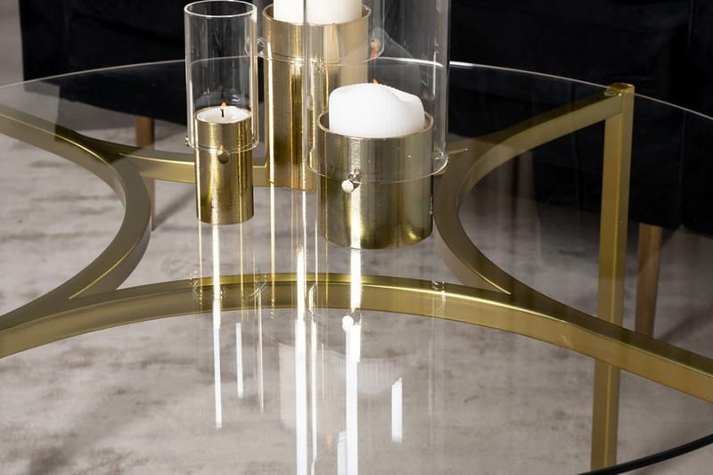 Kivik Soffbord Runt 75cm - Transparent - Möbler - Bord & matgrupper - Soffbord