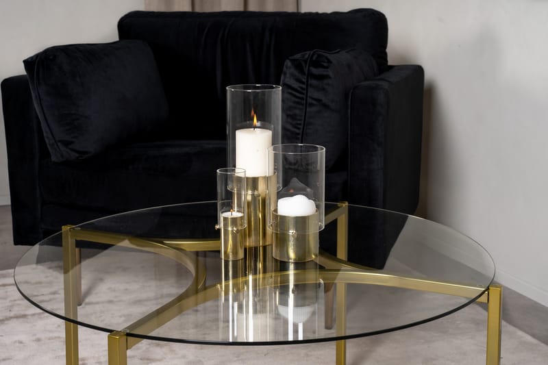 Kivik Soffbord Runt 75cm - Transparent - Möbler - Bord & matgrupper - Soffbord