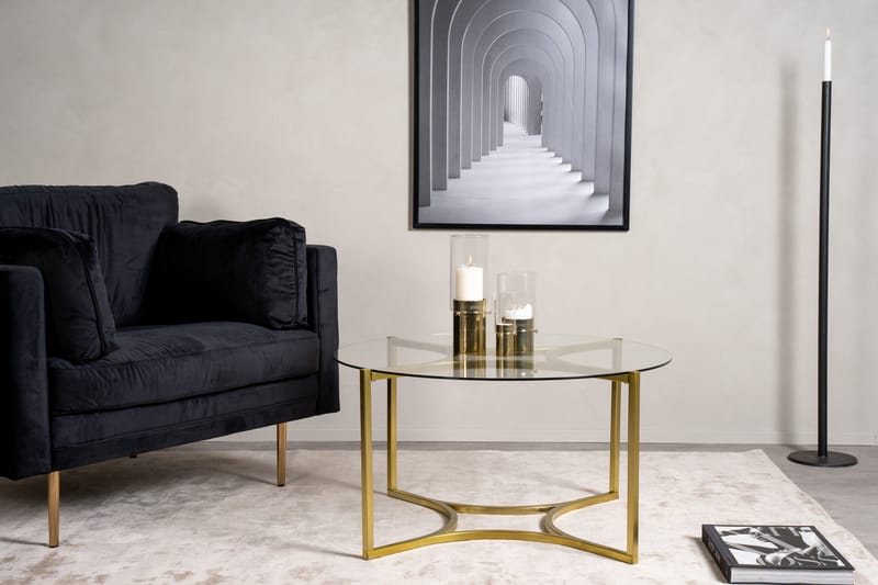 Kivik Soffbord Runt 75cm - Transparent - Möbler - Bord & matgrupper - Soffbord