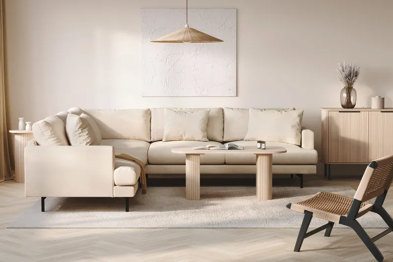 Kopparbo Soffbord 120 cm Vitlaserad Ek - Möbler - Bord & matgrupper - Soffbord