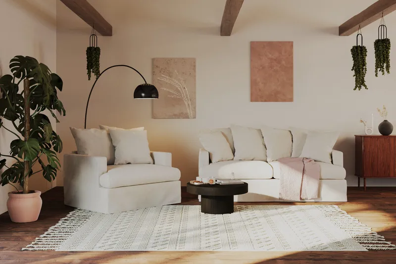 Kopparbo Soffbord 75 cm Runt Svart - Svart trä - Möbler - Bord & matgrupper - Soffbord