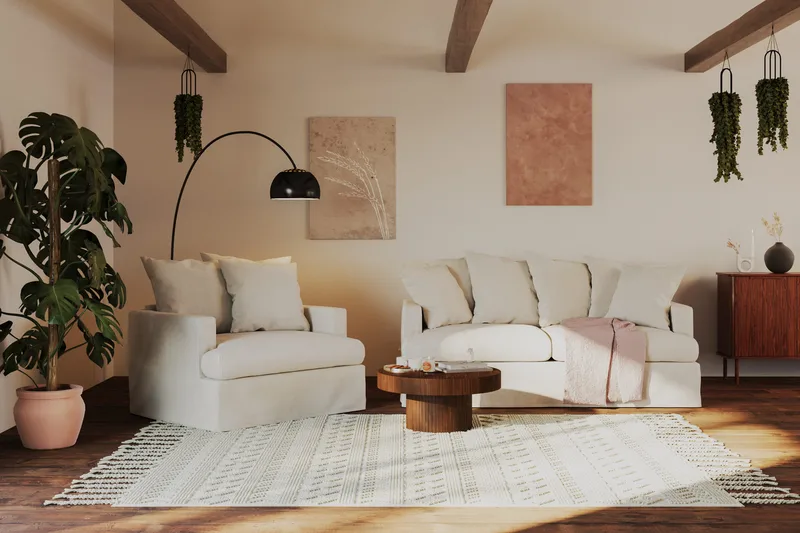 Kopparbo Soffbord 75 cm Runt Valnöt - Mörkbrunt valnötsträ - Möbler - Bord & matgrupper - Soffbord