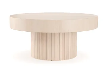 Kopparbo Soffbord 75 cm Runt Vitlaserad Ek - Vitlaserad ek - Möbler - Bord & matgrupper - Soffbord