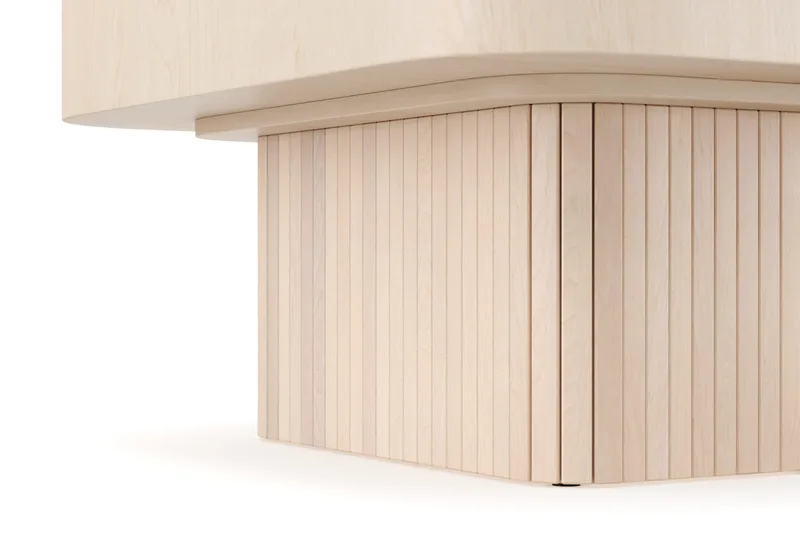 Kopparbo Soffbord 80 cm - Ljust vitlaserat ekträ - Möbler - Bord & matgrupper - Soffbord