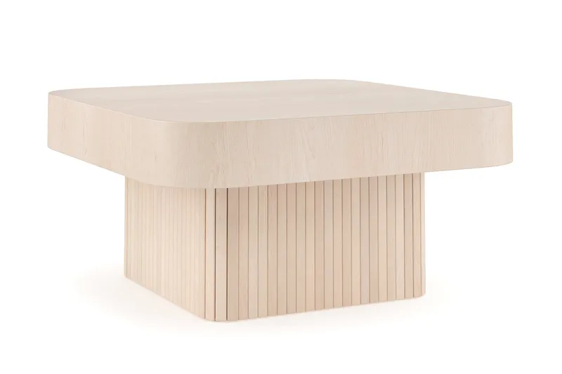 Kopparbo Soffbord 80 cm - Ljust vitlaserat ekträ - Möbler - Bord & matgrupper - Soffbord